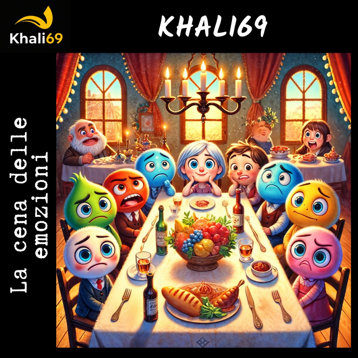 Copertina di La cena delle emozioni, Khali69